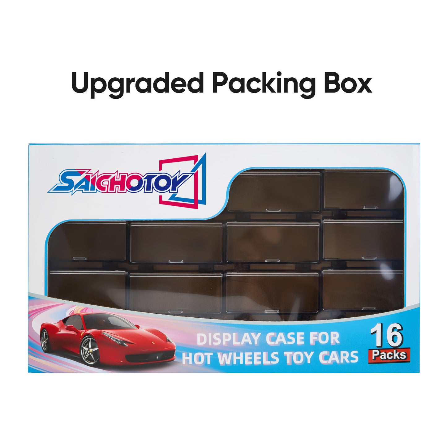 Saichotoy Hot Wheels display case, upgraded packaging box