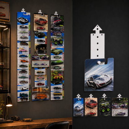 Saichotoy Wall Mount Display for Hot Wheels, Storage for 1/64 Scale Cars