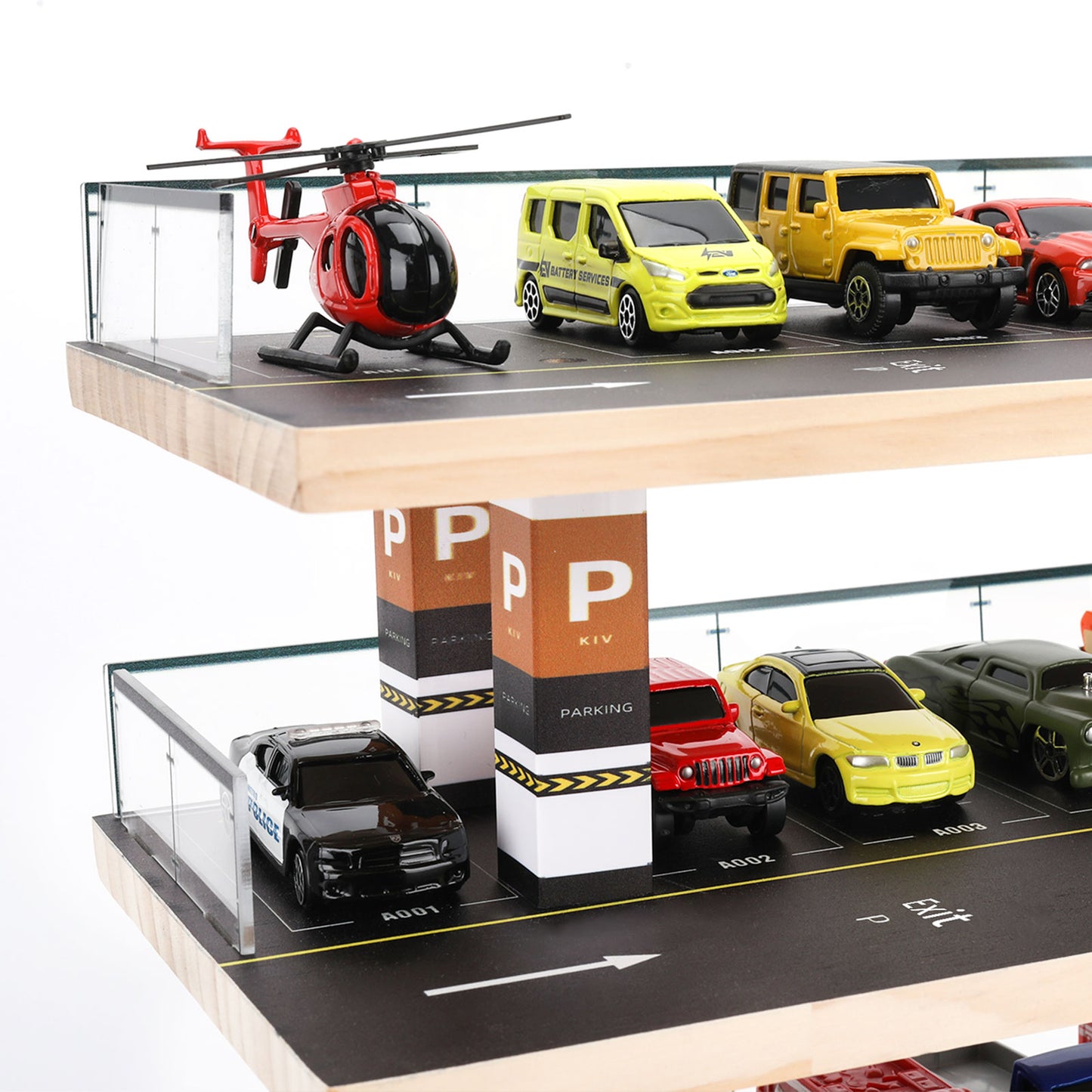 Saichotoy Hot Wheels display parking garage, detail photo #1