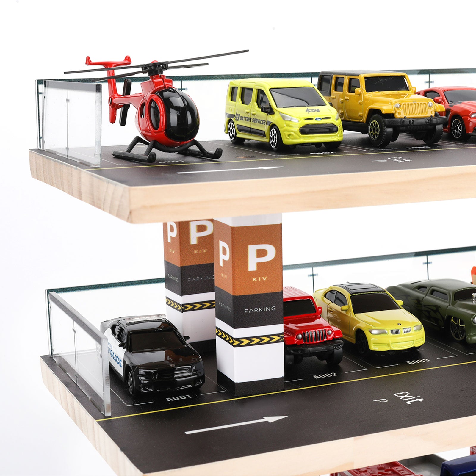 Saichotoy Hot Wheels display parking garage, detail photo #1
