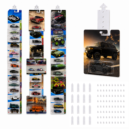 Saichotoy Wall Mount Display for Hot Wheels, Storage for 1/64 Scale Cars
